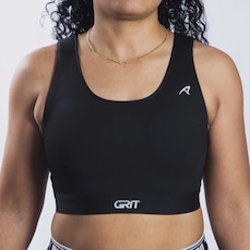 Top Authen Grit Bossa Reto com Bolso Ajustavel Feminino