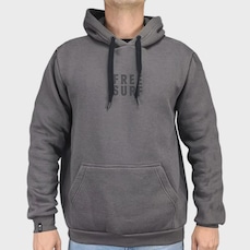 Blusão de Moletom Canguru Freesurf Vibe Masculino