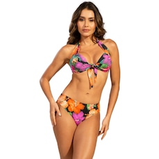 Biquíni Estampado de Amarração Vekyo com Bojo Feminino