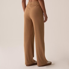 Calça Fila Wide Essentials Canelada Feminina