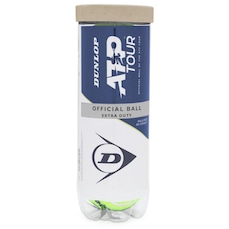 Bola De Tênis Dunlop ATP Tour Extra Duty - Tubo Com 3 Bolas