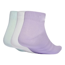 Kit Meia adidas Sportswear Invisível - 3 Pares - Unissex