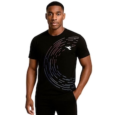 Camiseta Diadora Small Logo Vortex Masculina