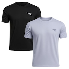 Kit 2 Camisetas Diadora Small Logo Masculina