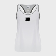 Camiseta Regata Braziline Santos Batimento Feminina