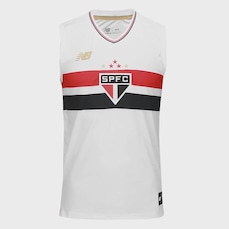 Camiseta Regata New Balance São Paulo F.C I 2025 Masculina Torcedor