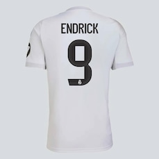 Camisa Real Madrid CF Home 25/26 9 Endrick adidas Masculina