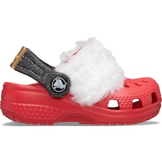 Sandália Unissex Crocs Littles Santa Varsity
