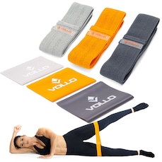 Kit Faixas Elásticas Hip Band PMG + 3 Faixas 3 Intensidades