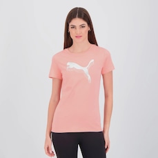 Camiseta Puma Essentials Metallic Tee Feminina