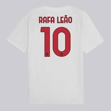 Camisa Milan Pré-Jogo 2024 10 Rafa Leão Puma Masculina