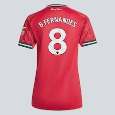 Camisa Manchester United I 2026 Adidas 8 B. Fernandes Feminino