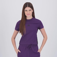 Camiseta Cropped adidas 3S Feminino
