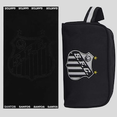 Kit Necessaire Nylon e Toalha de Banho Bouton Santos