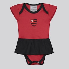 Body Vestido Flamengo Infantil