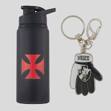 Kit Chaveiro e Squeeze Vasco