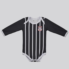 Body Corinthians Proteção UV Manga Longa Infantil