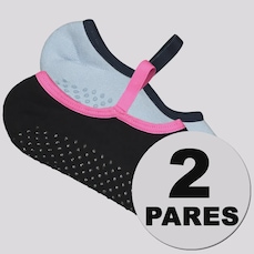 Kit 2 Pares de Meia Puma Pilates Feminina