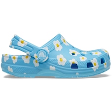 Sandália Crocs Classic Daisy Clog T Tinted Glass Infantil