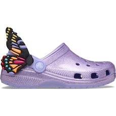 Sandália Crocs Classic I Am Butterfly Clog K Mystic Infantil