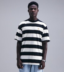 Camiseta Plano C Listrada Letter Masculina