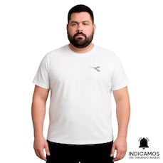 Camiseta Diadora Small Logo Plus Size Masculina