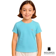 Camiseta Diadora Small Logo Infantil