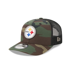 Boné New Era 9SEVENTY Pittsburgh Steelers NFL Salute Service 2025 Masculino