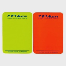 Cartão Poker Árbitro Campo Oficial