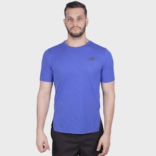 Camiseta New Balance Q Speed Jacquard - Masculino