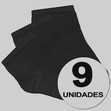 Kit 9 Pares de Meia Selene Sapatilha Infantil