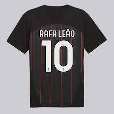 Camisa Milan Pré-Jogo 2025 Puma 10 Rafa Leão Masculina
