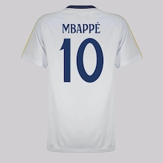 Camisa Real Madrid 10 Mbappé Infantil
