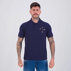 Camisa Polo Cruzeiro Escudo Masculina