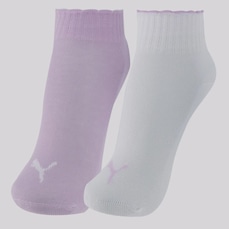 Kit 2 Pares de Meia Puma Cano Baixo Infantil