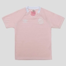 Camisa Umbro Santos Outubro Rosa 2025 Infantil