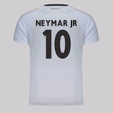 Camisa Santos Estaca 10 Neymar Jr Infantil
