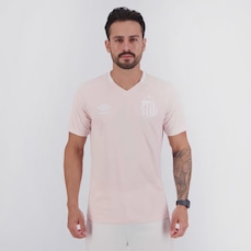 Camisa Umbro Santos Outubro Rosa 2025 Masculina