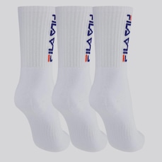 Kit 3 Pares de Meia Fila Cano Alto Double Unissex