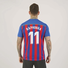 Camisa Barcelona Listrada 11 Raphinha Masculina
