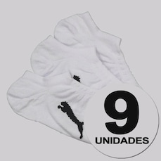 Kit 9 Pares de Meia Puma Sapatilha Invisível Feminina