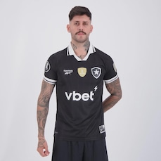 Camisa do Botafogo II 25/26 Reebok Campeão Libertadores 2024 Masculina