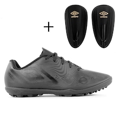 Kit Chuteira Society Infantil Umbro Orbit Jr + Caneleira