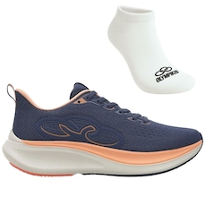 Kit Feminino Tênis Olympikus Voa 3 + Meia