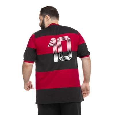 Camiseta Do Flamengo Zico Braziline Masculina Centauro