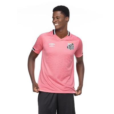 Camisa Do Santos 22 Outubro Rosa Umbro Masculina Centauro