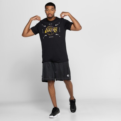 Camiseta Los Angeles Lakers Nike Nba Masculina Manga Curta Es Atc Lgo