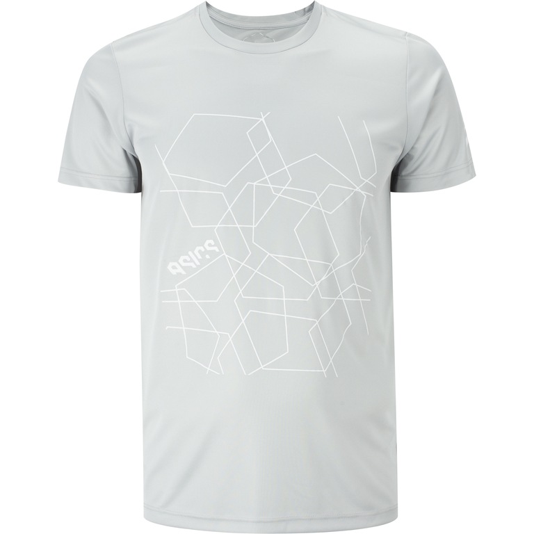 Camiseta Masculina Asics Manga Curta Hexagono Anti Odor Cava