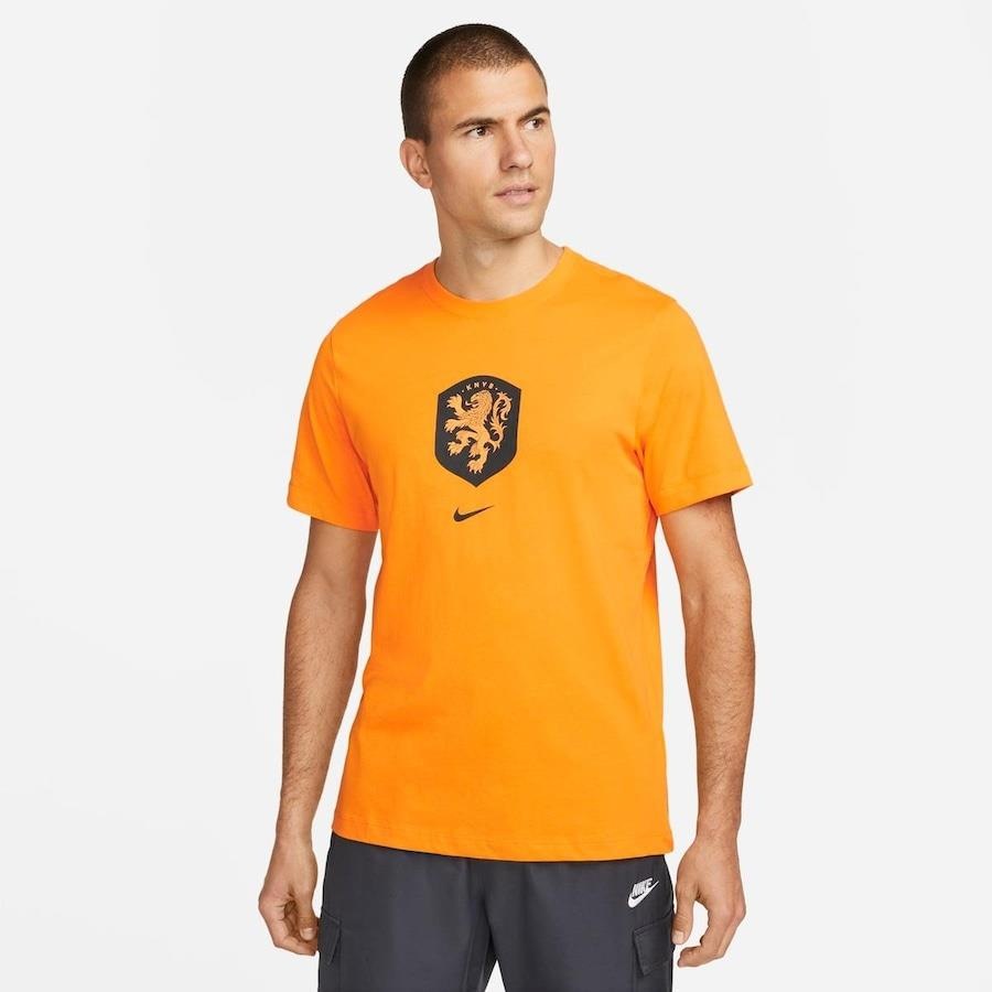 Camiseta Holanda Nike Escudo Masculina Centauro