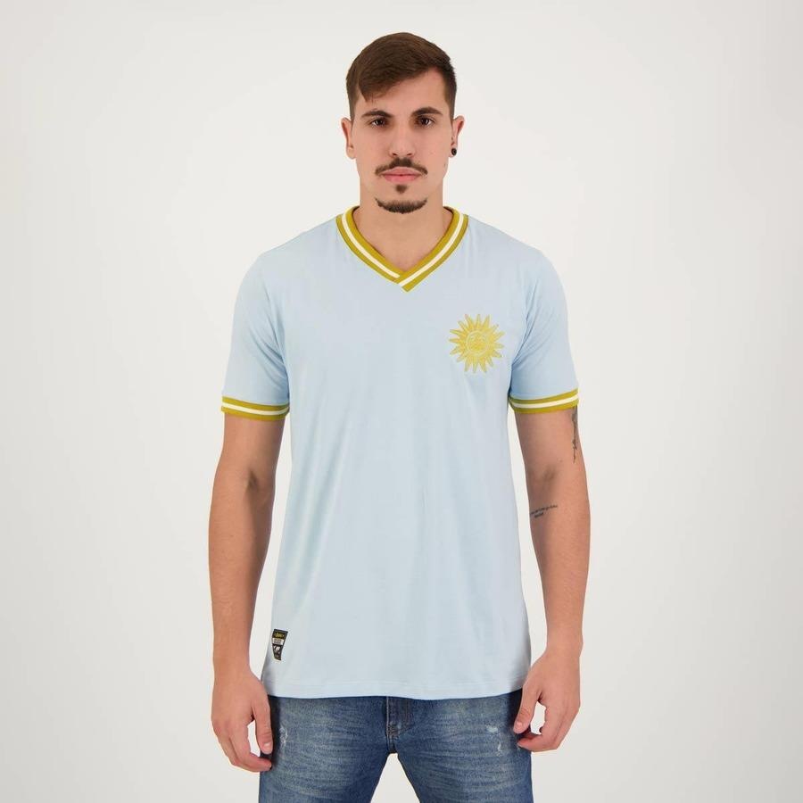 Camisa do Uruguai Futfanatics Retrô Masculina Centauro